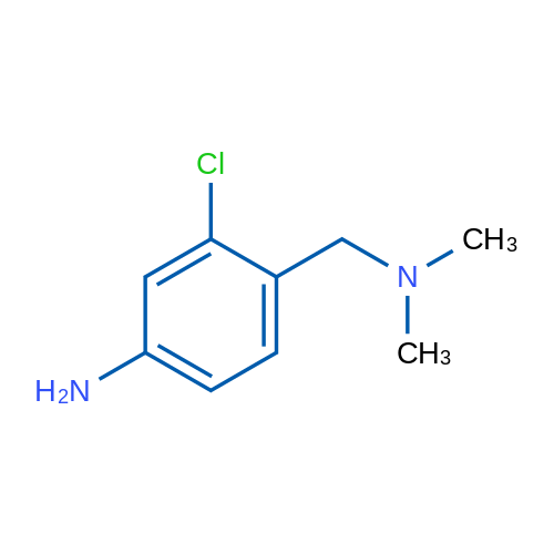 3-Chloro-4-((dimethylamino)methyl)aniline 250mg