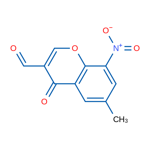 6-Methyl-8-nitro-4-oxo-4H-chromene-3-carbaldehyde 5g
