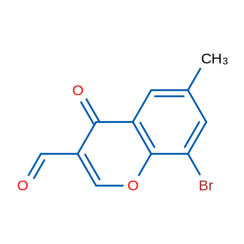 8-Bromo-6-methyl-4-oxo-4H-chromene-3-carbaldehyde 1g