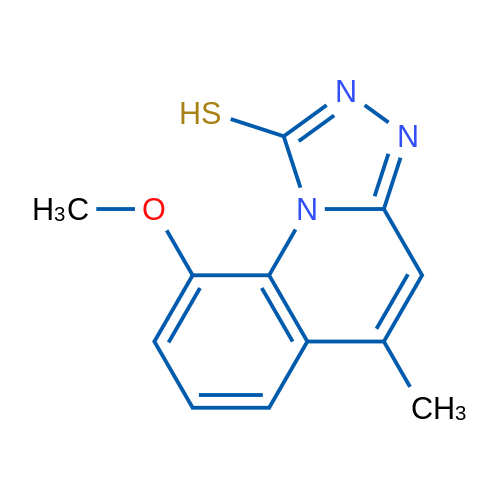 9-Methoxy-5-methyl-[1,2,4]triazolo[4,3-a]quinoline-1-thiol 5g