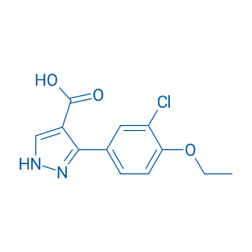 3-(3-Chloro-4-ethoxyphenyl)-1H-pyrazole-4-carboxylic acid 1g