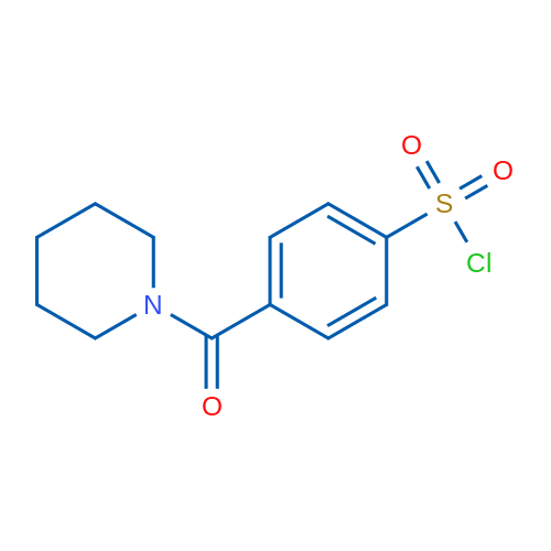 4-(Piperidine-1-carbonyl)benzene-1-sulfonyl chloride 1g