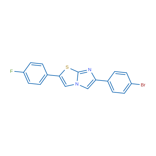 6-(4-BRomophenyl)-2-(4-fluorophenyl)imidazo[2,1-b][1,3]thiazole 1g
