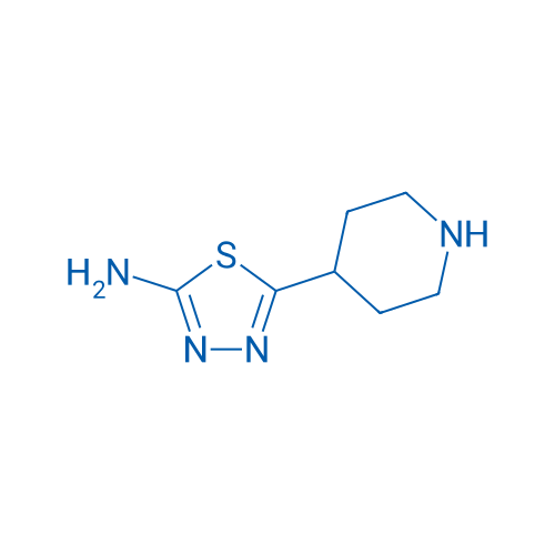 5-(Piperidin-4-yl)-1,3,4-thiadiazol-2-amine 1g