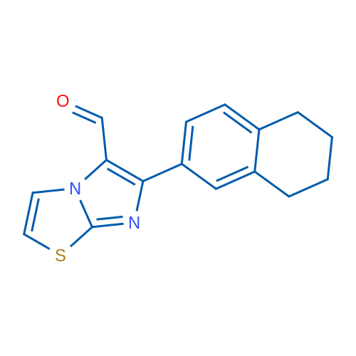 6-(5,6,7,8-Tetrahydronaphthalen-2-yl)imidazo[2,1-b]thiazole-5-carbaldehyde 1g