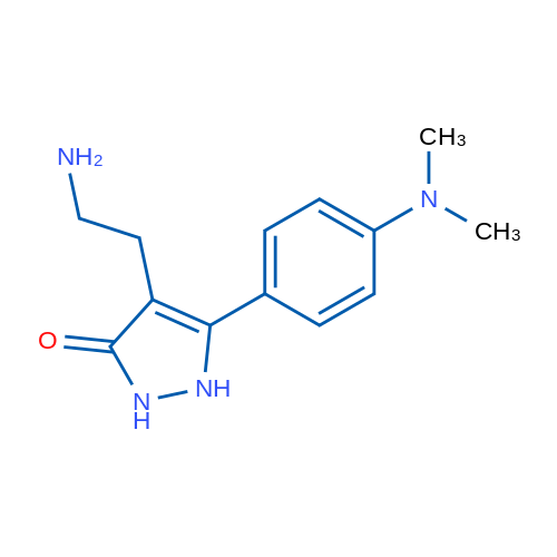 4-(2-AMinoethyl)-5-[4-(dimethylamino)phenyl]-1,2-dihydro-3h-pyrazol-3-one 1g