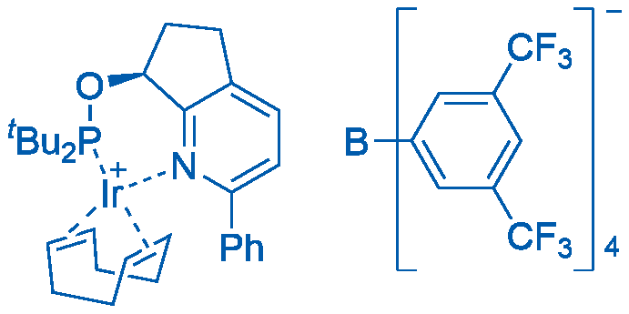 (S)-[(1,5-Cyclooctadien-7-(2-phenyl-6,7-dihydro-5H-[1]pyridin)-di-(tert-butyl)phosphiniteiridium(I)]tetrakis[3,5-bis(trifluoromethyl)phenyl]borate 250mg