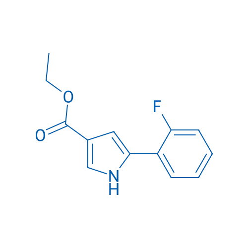 Ethyl 5-(2-fluorophenyl)-1H-pyrrole-3-carboxylate 1g
