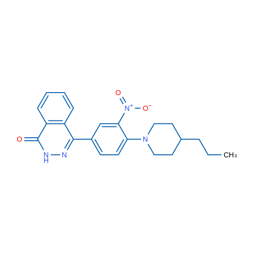 4-[3-Nitro-4-(4-propylpiperidin-1-yl)phenyl]-1,2-dihydrophthalazin-1-one 1g