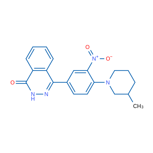 4-[4-(3-Methylpiperidin-1-yl)-3-nitrophenyl]-1,2-dihydrophthalazin-1-one 1g