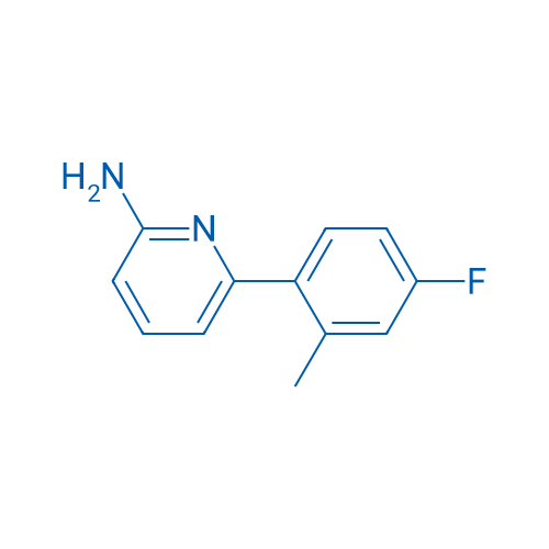 2-Amino-6-(4-fluoro-2-methylphenyl)pyridine 1g