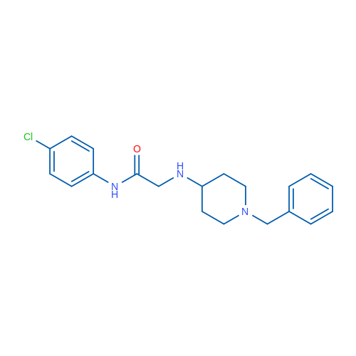 2-[(1-Benzylpiperidin-4-yl)amino]-N-(4-chlorophenyl)acetamide 1g