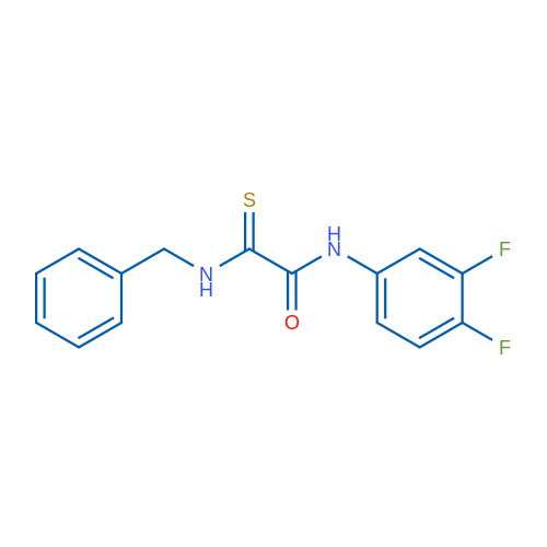 1-(Benzylcarbamothioyl)-N-(3,4-difluorophenyl)formamide 1g