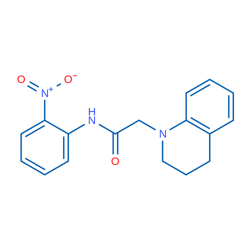N-(2-Nitrophenyl)-2-(1,2,3,4-tetrahydroquinolin-1-yl)acetamide 1g