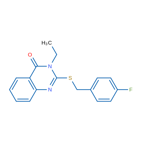 3-Ethyl-2-{[(4-fluorophenyl)methyl]sulfanyl}-3,4-dihydroquinazolin-4-one 1g