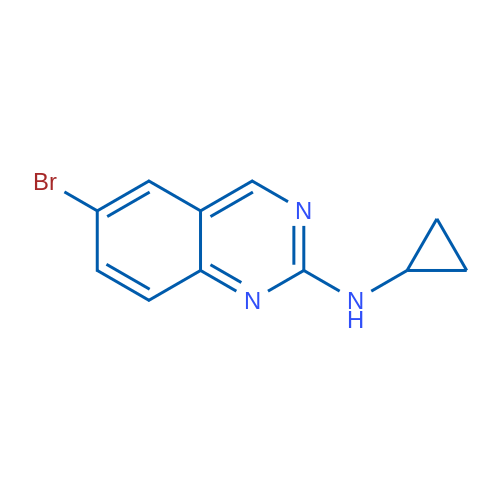 6-Bromo-n-cyclopropyl-2-quinazolinamine 1g