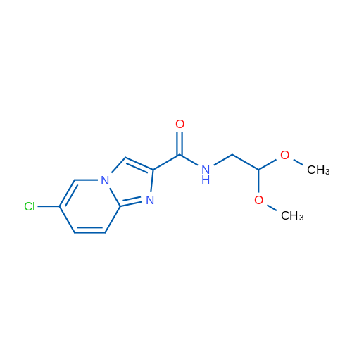 6-Chloro-N-(2,2-dimethoxyethyl)imidazo[1,2-a]pyridine-2-carboxamide 1g