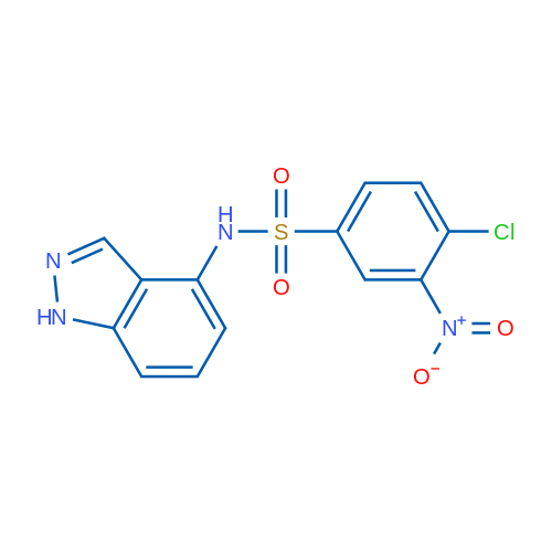 4-Chloro-N-(1H-indazol-4-yl)-3-nitrobenzene-1-sulfonamide 1g