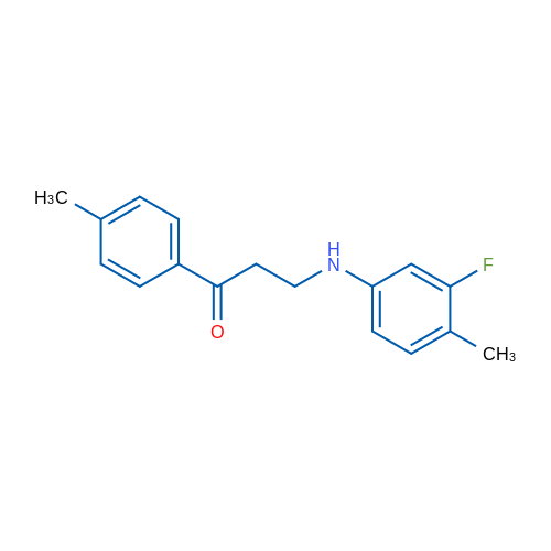 3-[(3-Fluoro-4-methylphenyl)amino]-1-(4-methylphenyl)propan-1-one 1g