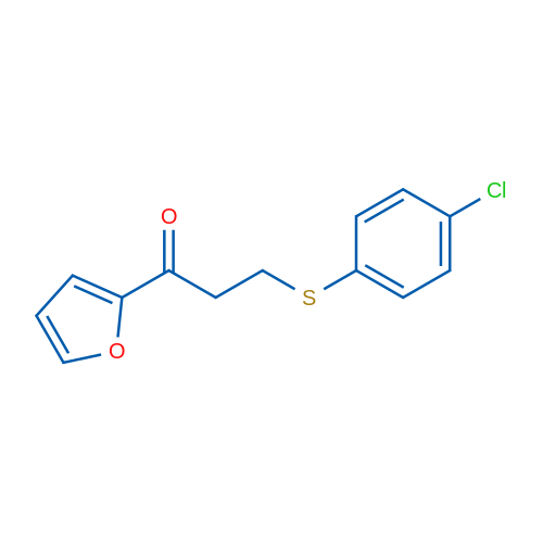 3-[(4-Chlorophenyl)sulfanyl]-1-(furan-2-yl)propan-1-one 1g