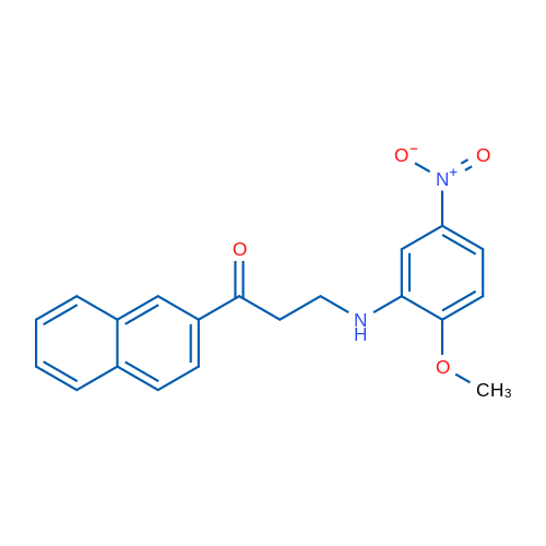 3-[(2-Methoxy-5-nitrophenyl)amino]-1-(naphthalen-2-yl)propan-1-one 1g