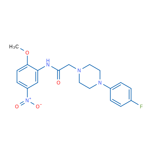 2-[4-(4-Fluorophenyl)piperazin-1-yl]-N-(2-methoxy-5-nitrophenyl)acetamide 1g
