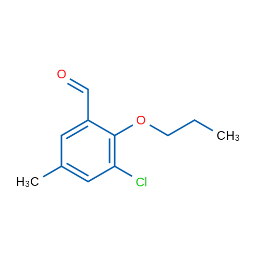 3-Chloro-5-methyl-2-propoxybenzaldehyde 5g