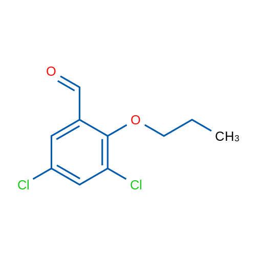 3,5-Dichloro-2-propoxybenzaldehyde 1g
