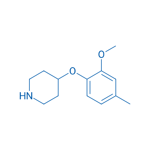 4-(2-Methoxy-4-methylphenoxy)piperidine 250mg