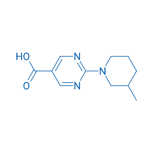 2-(3-Methylpiperidin-1-yl)pyrimidine-5-carboxylic acid 1g