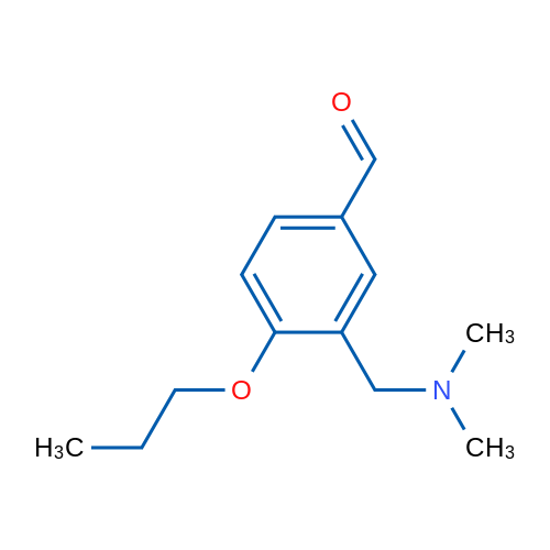 3-((Dimethylamino)methyl)-4-propoxybenzaldehyde 250mg