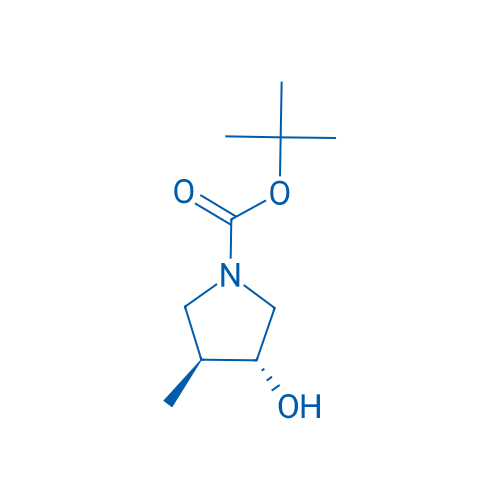 (3R,4S)-rel-tert-Butyl 3-hydroxy-4-methylpyrrolidine-1-carboxylate 100mg