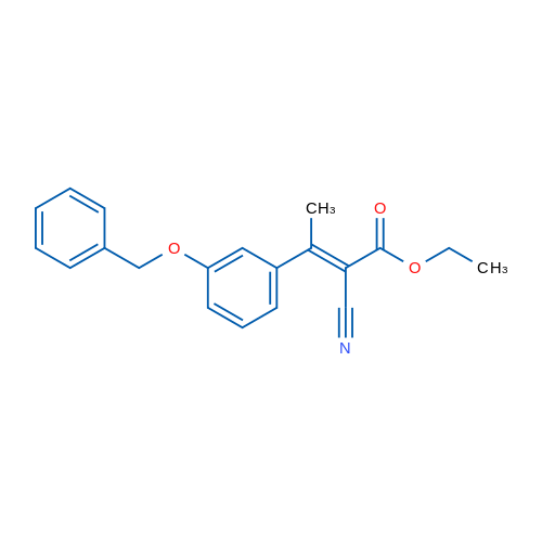 Ethyl 3-[3-(benzyloxy)phenyl]-2-cyanobut-2-enoate 1g