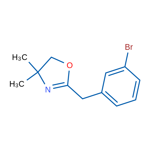 2-(3-Bromobenzyl)-4,4-dimethyl-4,5-dihydro-1,3-oxazole 1g