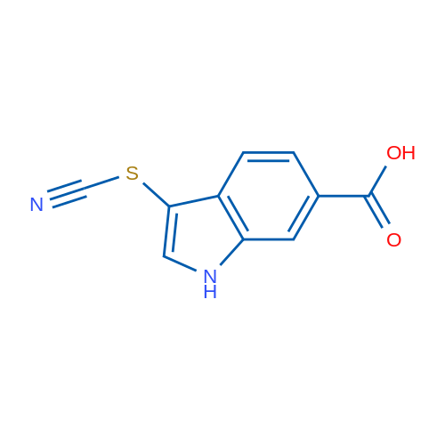 3-Thiocyanato-1H-indole-6-carboxylic acid 1g