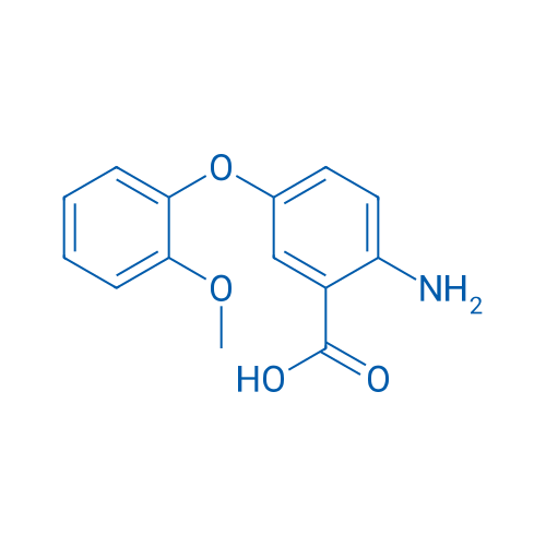 2-Amino-5-(2-methoxyphenoxy)benzoic acid 250mg
