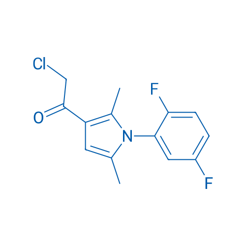 2-Chloro-1-(1-(2,5-difluorophenyl)-2,5-dimethyl-1H-pyrrol-3-yl)ethanone 1g