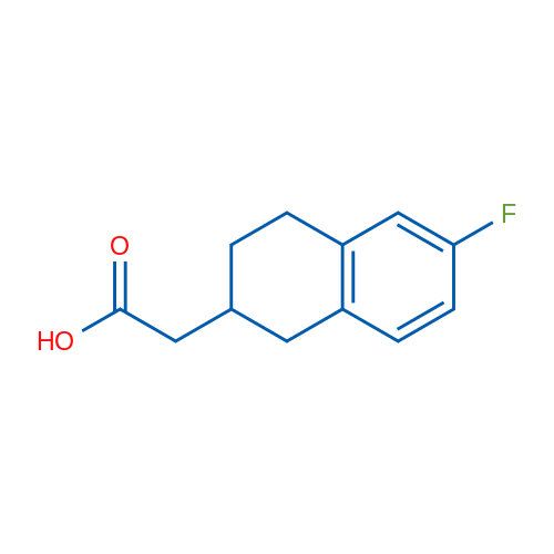 2-(6-Fluoro-1,2,3,4-tetrahydronaphthalen-2-yl)acetic acid 1g