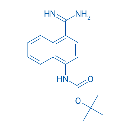 tert-Butyl (4-carbamimidoylnaphthalen-1-yl)carbamate 1g