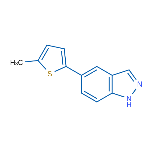 5-(5-Methylthiophen-2-yl)-1H-indazole 5g