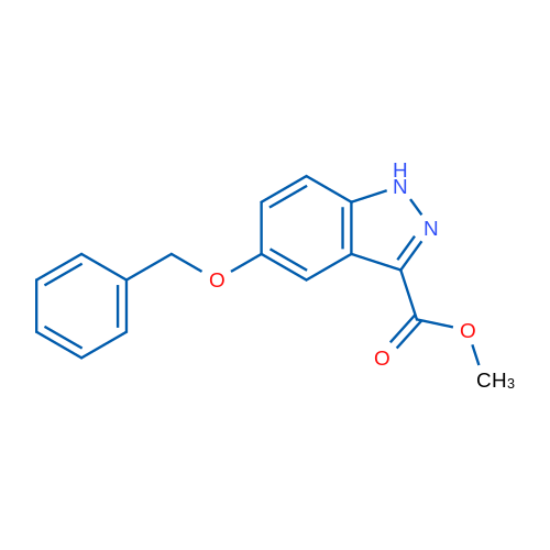 Methyl 5-(benzyloxy)-1H-indazole-3-carboxylate 1g