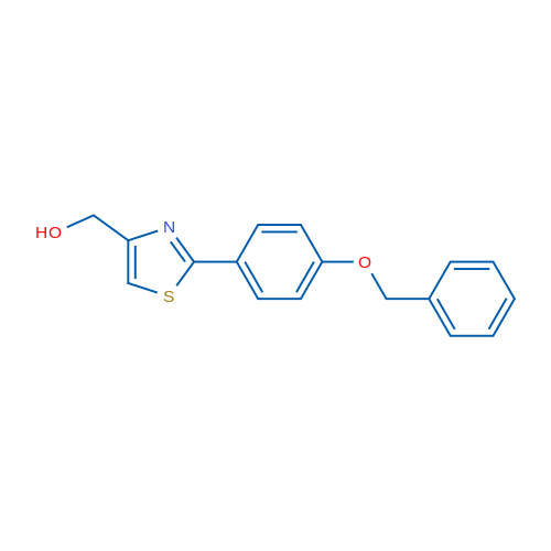 (2-(4-(Benzyloxy)phenyl)thiazol-4-yl)methanol 1g