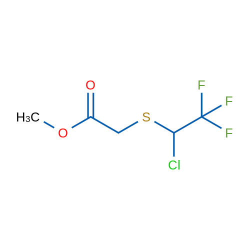 Methyl [(1-chloro-2,2,2-trifluoroethyl)thio]acetate 1g