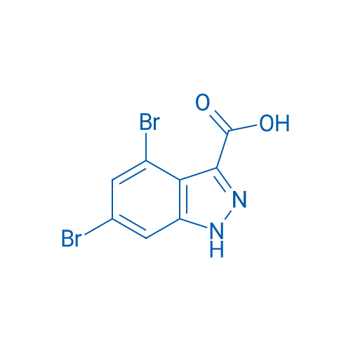 4,6-Dibromo-1H-indazole-3-carboxylic acid 100mg