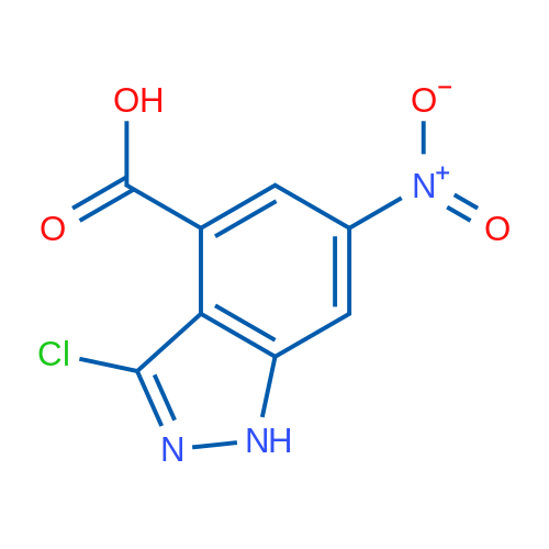 3-Chloro-6-nitro-1H-indazole-4-carboxylic acid 1g