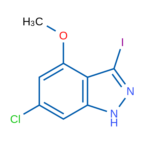 6-Chloro-3-iodo-4-methoxy-1H-indazole 1g
