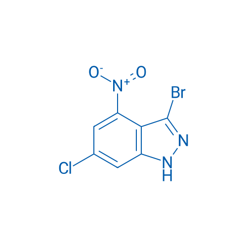 3-Bromo-6-chloro-4-nitro-1H-indazole 1g