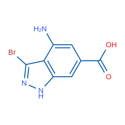 4-Amino-3-bromo-1H-indazole-6-carboxylic acid 1g