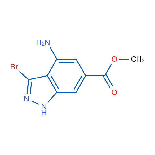Methyl 4-amino-3-bromo-1H-indazole-6-carboxylate 1g