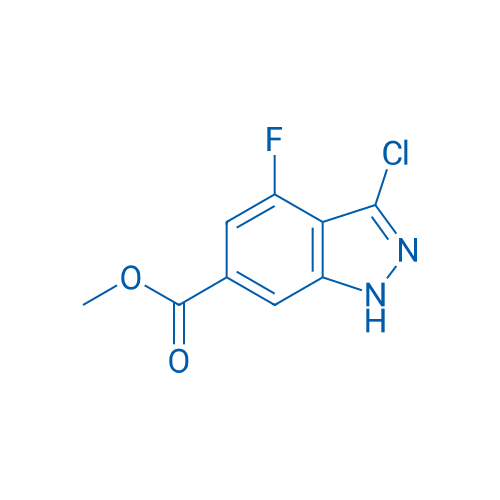 Methyl 3-chloro-4-fluoro-1H-indazole-6-carboxylate 100mg